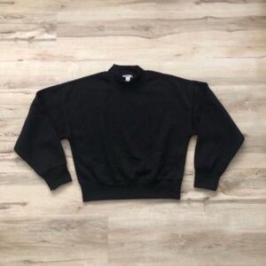 BNWT!! Forever 21 Black High Neck Crop Sweater